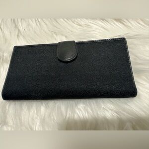 Vintage Gucci GG Monogram Canvas & Leather Wallet